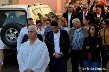 Caserones Bajo procesiona a sus patronos (Foto Francisco Javier Santana)